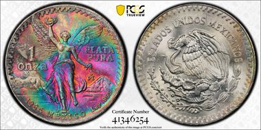 1984-Mo Onza Libertad Ag MS67