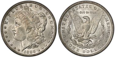 1886-O $1 MS63+