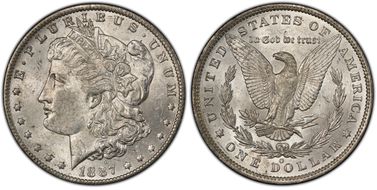 1887/6-O $1 MS62