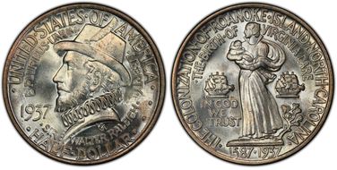1937 50C Roanoke MS66