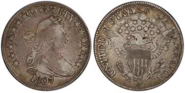 1807 50C Draped Bust VF20