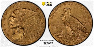 1927 $2.50 MS63