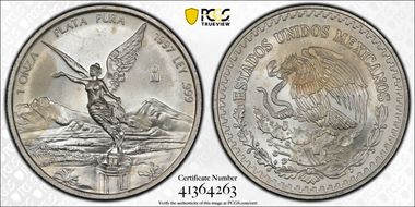 1997-Mo Onza Libertad Ag MS65
