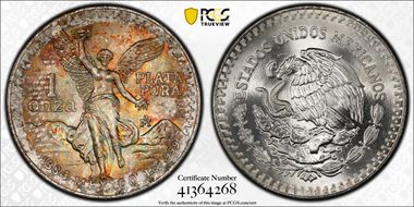 1984-Mo Onza Libertad Ag MS68