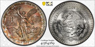 1984-Mo Onza Libertad Ag MS68