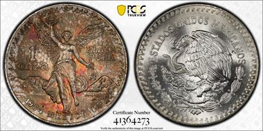 1984-Mo Onza Libertad Ag MS68