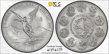 2020-Mo Onza Libertad Ag MS69