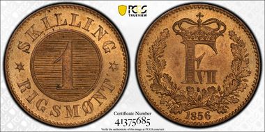 1856(o) Sk.Rig MS65RD