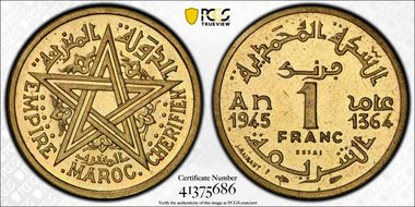 AH1364-1945 P1 Fr Lec-223 Piefort Essai SP65