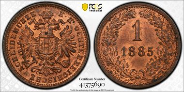 1885 Kreuzer KM-2187 MS64RB