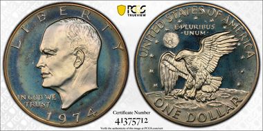 1974-S $1 Clad PR68CAM