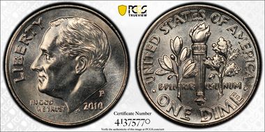 2010-P 10C MS65FB