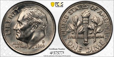 2006-D 10C MS64FB