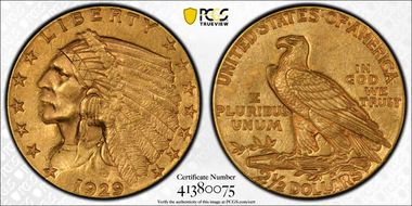 1929 $2.50 MS62