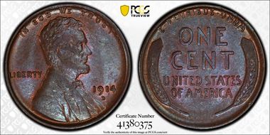 1914-D 1C MS61BN