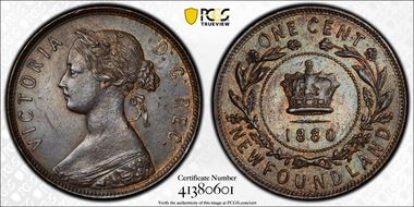 1880 1C Oval 0, Low 0 N1BN