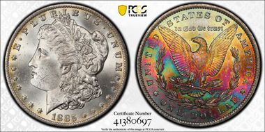 1885-O $1 MS65+