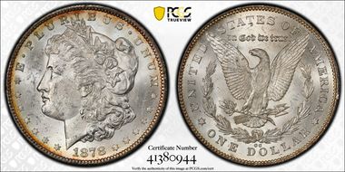 1878-CC $1 MS62