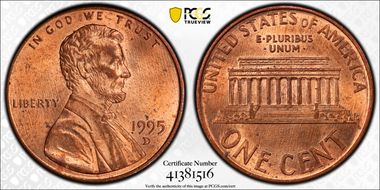 1995-D 1C MS64RD