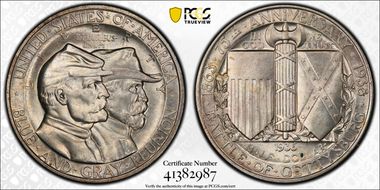 1936 50C Gettysburg MS65