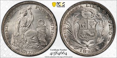 1896-TF Dinero KM-204.2 MS63