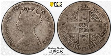 1860 Florin S-3891 ESC-2846  onc tenth AG3