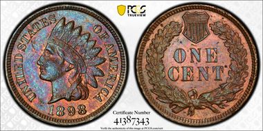 1898 1C AU58BN