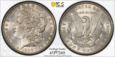 1900 $1 MS66