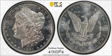1891-CC $1 MS62