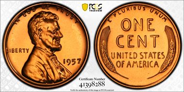 1957 1C PR66RD