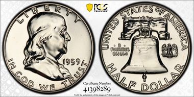 1959 50C PR66