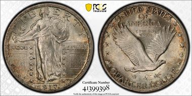 1917 25C Type 2 MS65