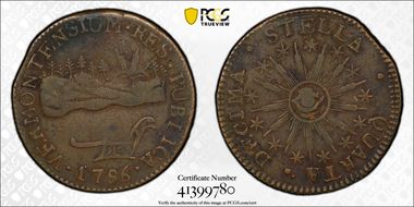 1786 VT 1/2P Vermontensium, RR-8 VF30BN