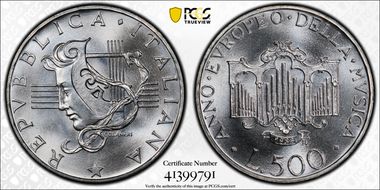 1985-R 500 L Year of Music MS69