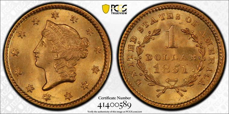 Cert 41400589 - Coin Image