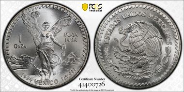 1994-Mo Onza Libertad Ag MS68