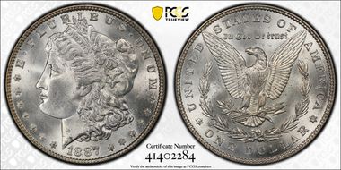 1887 $1 MS65
