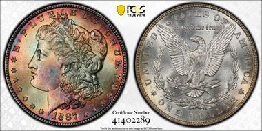 1887 $1 MS65