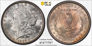 1886 $1 MS66