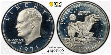 1971-S $1 Silver PR68DCAM