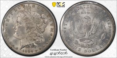 1884-O/O $1 VAM 10 MS64