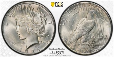 1926 $1 MS66+