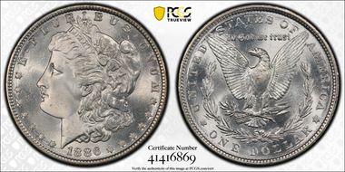 1886 $1 MS67