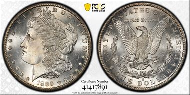 1889-S $1 MS65+