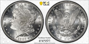 1885-S $1 MS65+