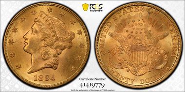 1894 $20 MS64