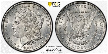 1881-O $1 MS61