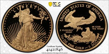 2010-W $5 Gold Eagle PR69DCAM