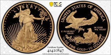 2010-W $10 Gold Eagle PR69DCAM