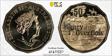 2020 50C Clancy of the Overflow MS69